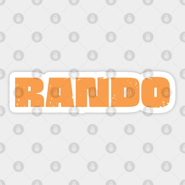 Rando Sticker by Timeless Chaos